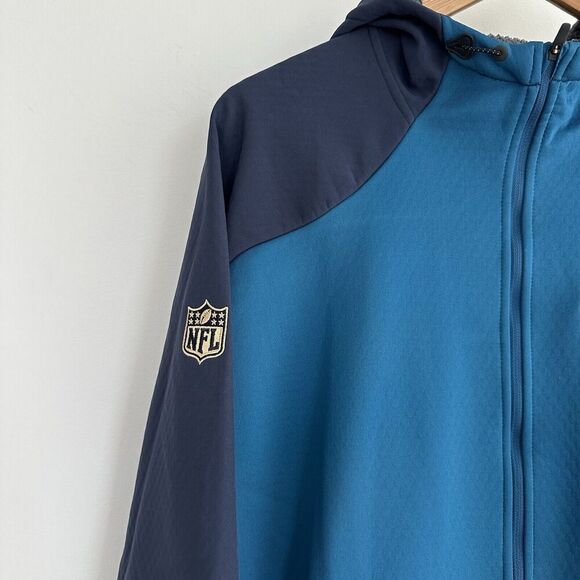 Nike Miami Dolphins Jacket Mens XL Therma Fit Sphere NFL Football Zip Up Hoodie - Picture 5 of 12